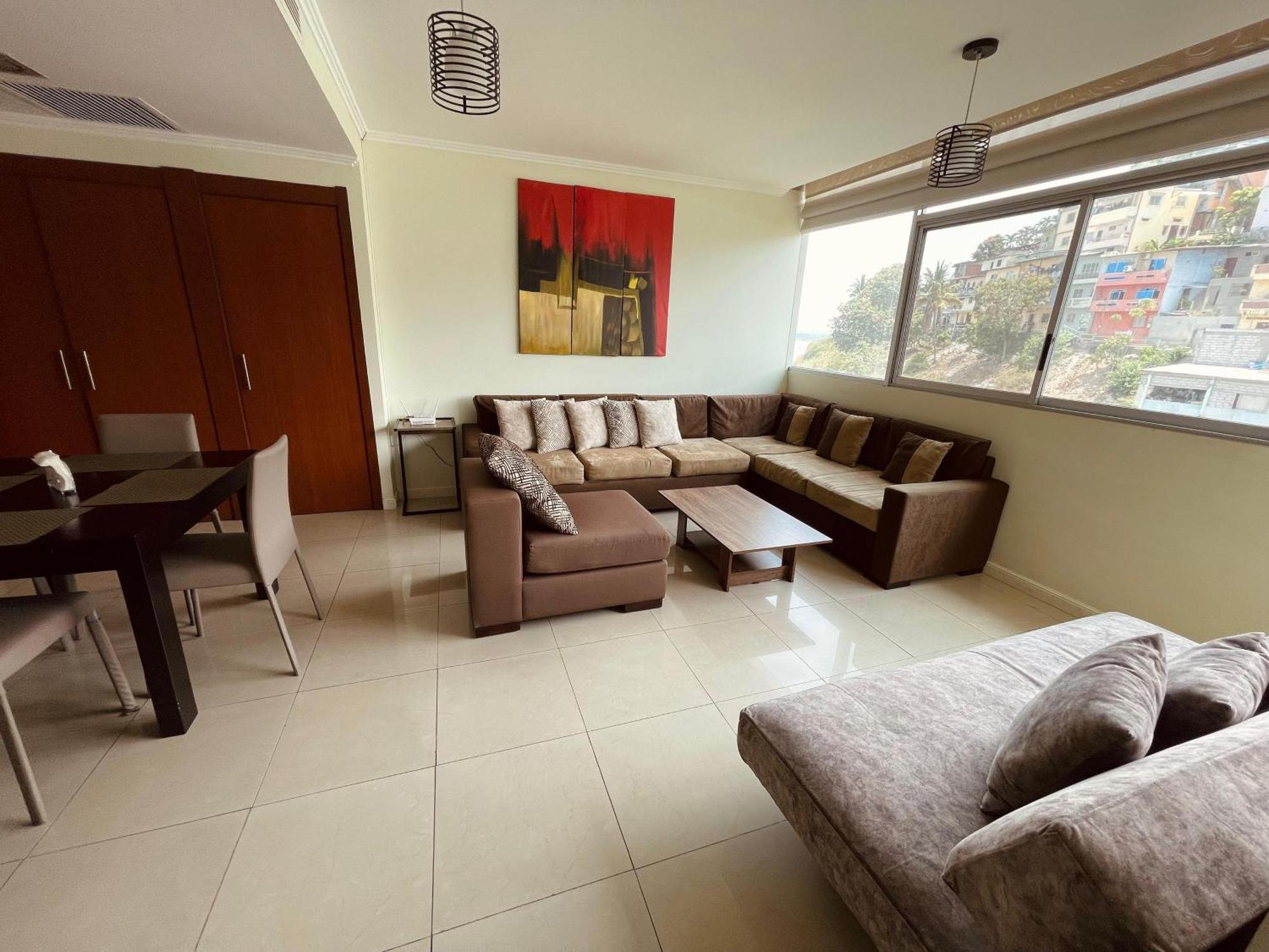 Suite Frente Al Rio En Puerto Santa Ana Riverfront Гуаякиль Экстерьер фото